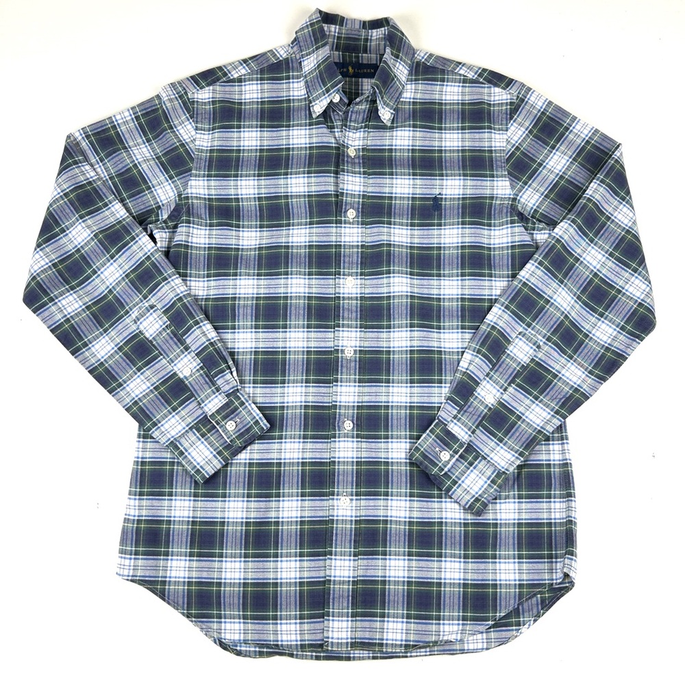 Polo Ralph Lauren Button Down Plaid Check Shirt Men's Size Small